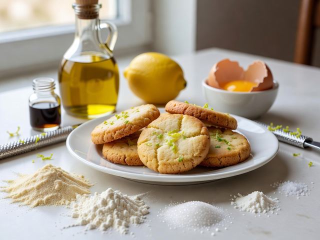 Lemon Olive Oil Semolina Cookies