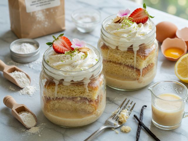 Meal-Prep Mexican Tres Leches Cake Jars
