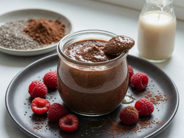 Meal-Prep Protein Chia Chocolate Pudding
