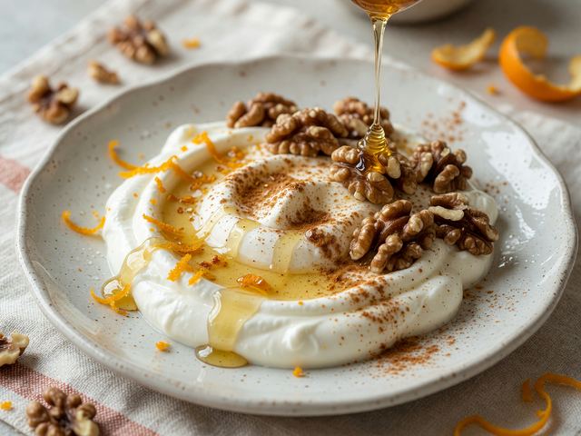 Mediterranean Honey Walnut Yogurt Bowl