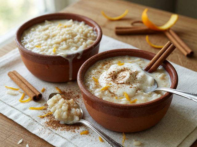 Mexican Arroz con Leche Cinnamon Cups