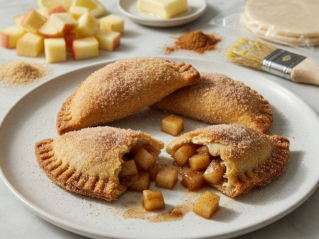 Mexican Churro-Spiced Apple Empanadas