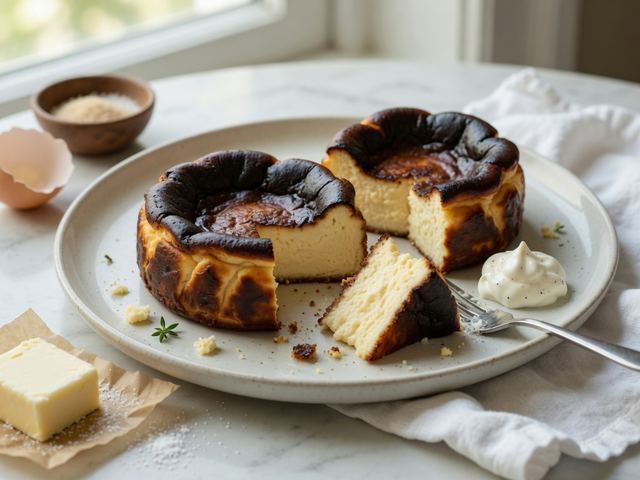 Mini Basque Burnt Cheesecakes