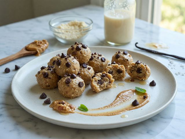 Muscle-Building Protein Cookie Dough Bites