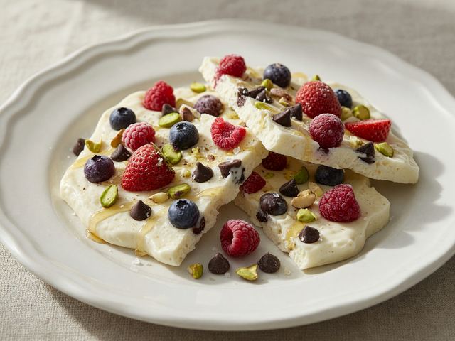 Muscle-Building Protein Greek Yogurt Bark