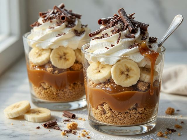 No-Bake Banoffee Pie Parfaits