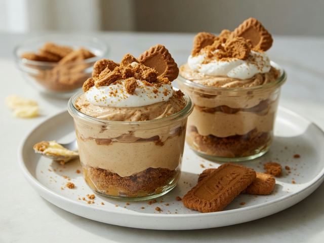 No-Bake Biscoff Cheesecake Cups
