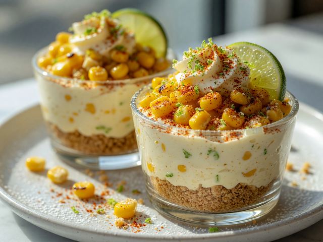 No-Bake Elote Cheesecake Cups