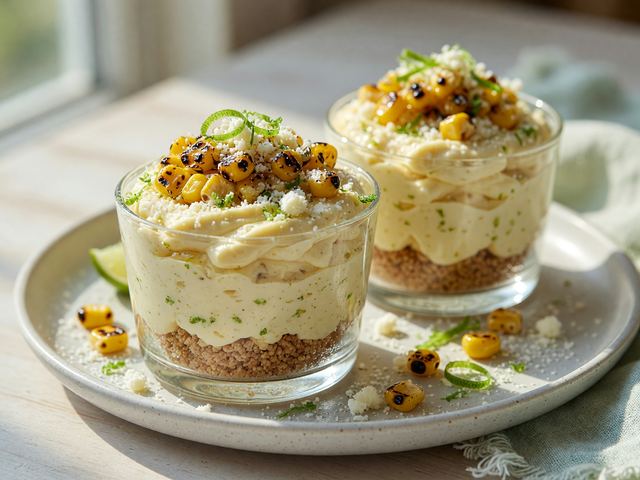 No-Bake Elote Cheesecake Cups