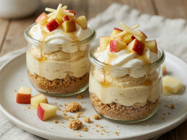 No-Bake Maple Apple Cheesecake Cups