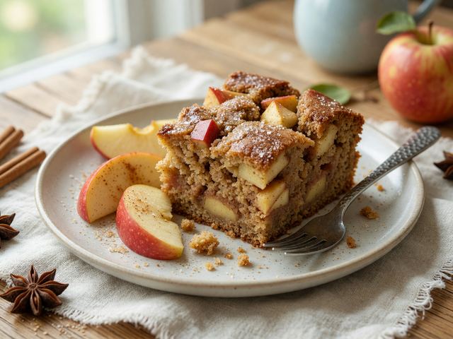 One-Bowl Gala Apple Cinnamon Snack Cake