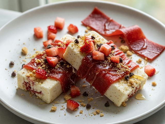 One-Pan Fruit Roll-Up Ice Cream Bars