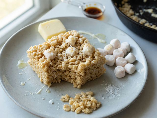 One-Pan Single-Serve Rice Krispie Treat