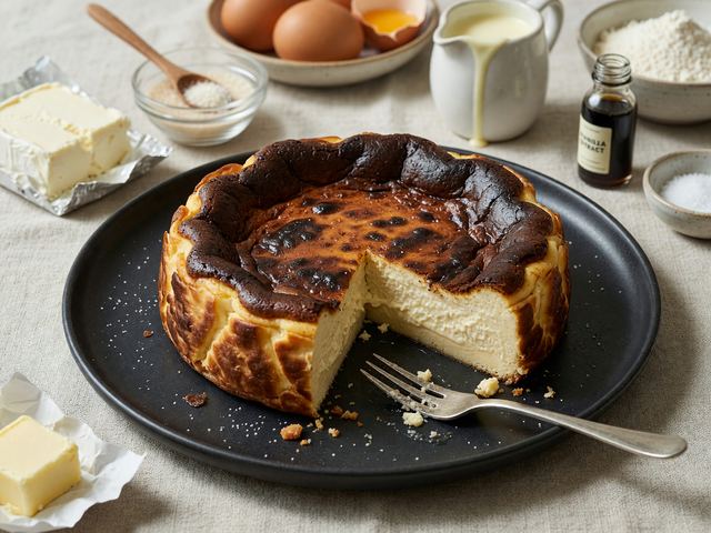 One-Pan Spanish Basque Burnt Cheesecake