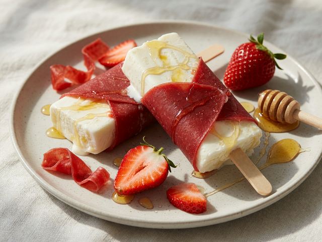 Picnic Fruit Roll-Up Ice Cream Bars