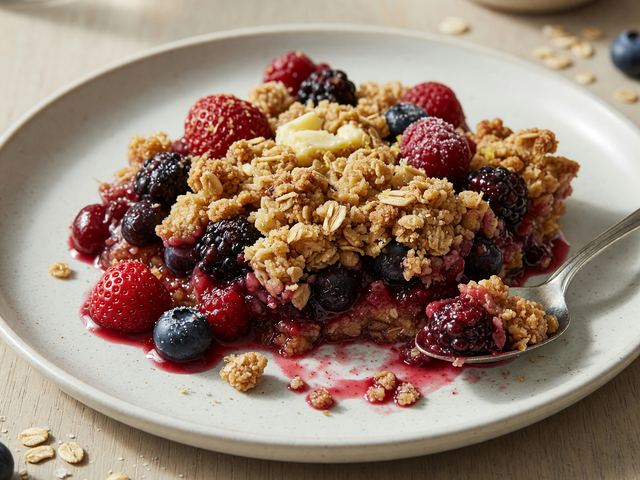 Sheet-Pan Berry Crisp for the Crowd