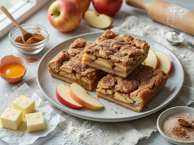 Sheet-Pan Cinnamon-Sugar Apple Slab Bars