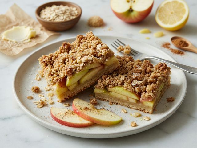 Sheet-Pan Crisp Apple Crumble Bars