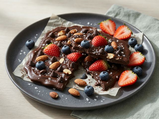 Sheet-Pan Fruit and Chocolate Bark