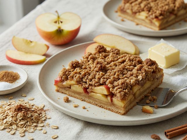 Sheet-Pan Gala Apple Slab Bars with Cinnamon Streusel