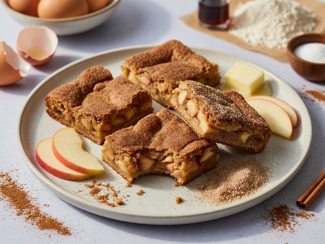 Sheet-Pan Gala Apple Snickerdoodle Bars