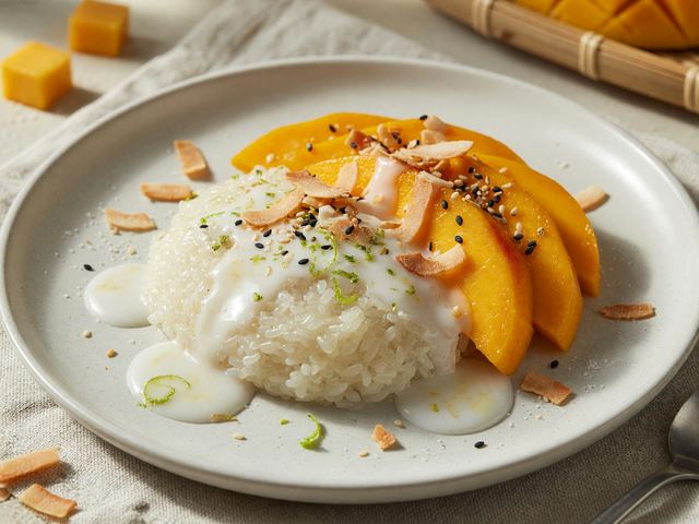 Slow-Cooker Mango Sticky Rice