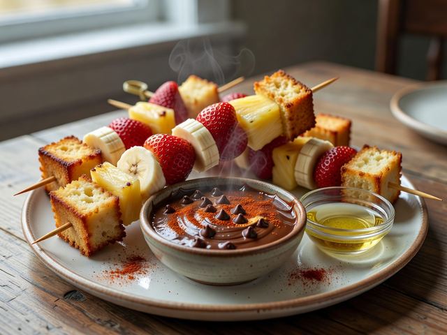 Smoky Chocolate Skewer Dippers