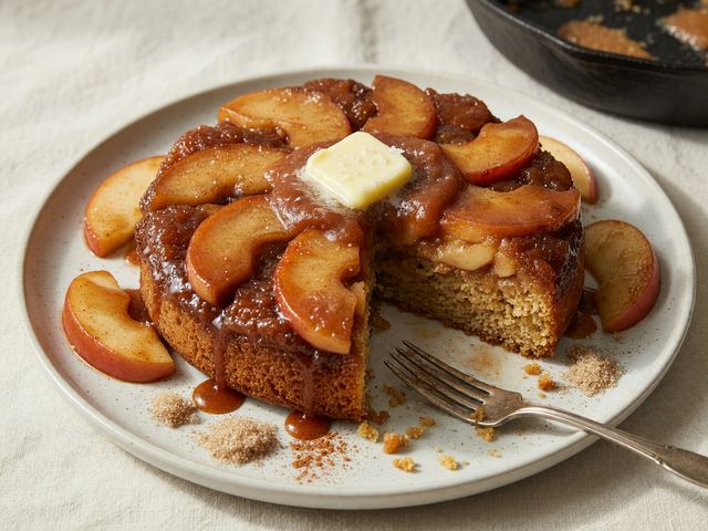 Southern Cast-Iron Apple Butter Upside-Down Cake
