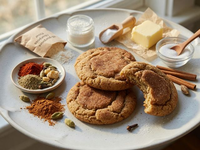Spiced Chai Snickerdoodle Cookies