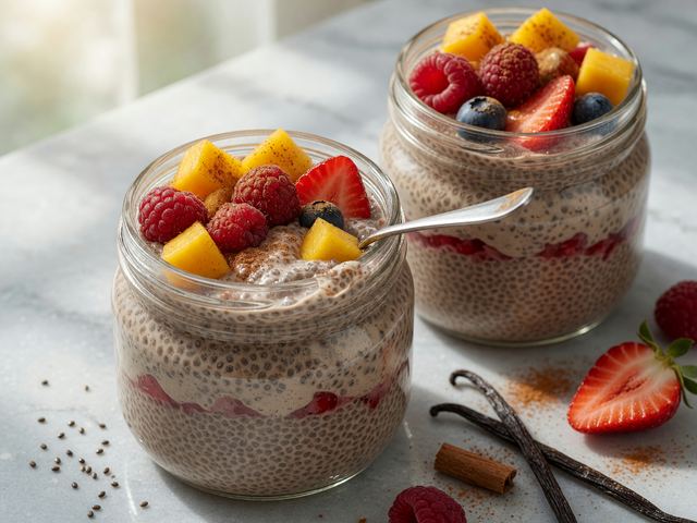 Weight-Loss Chia Pudding Protein Jars