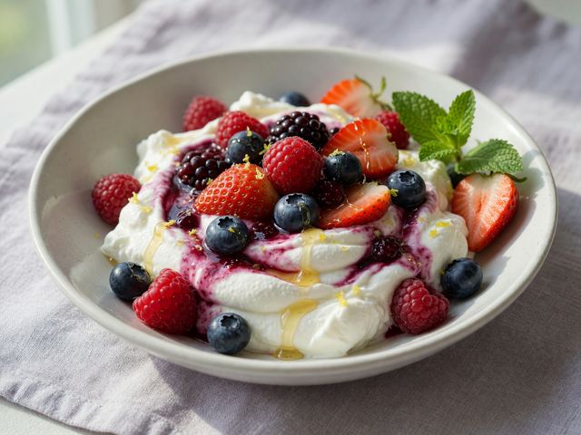 Weight-Loss Greek Yogurt Berry Fool