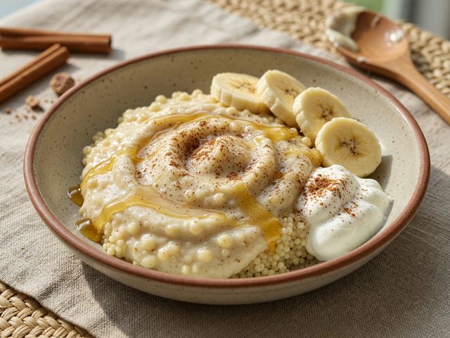 West African Caakiri Couscous Pudding