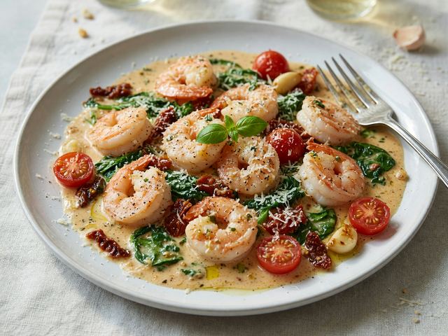 30-Minute Creamy Tuscan Shrimp