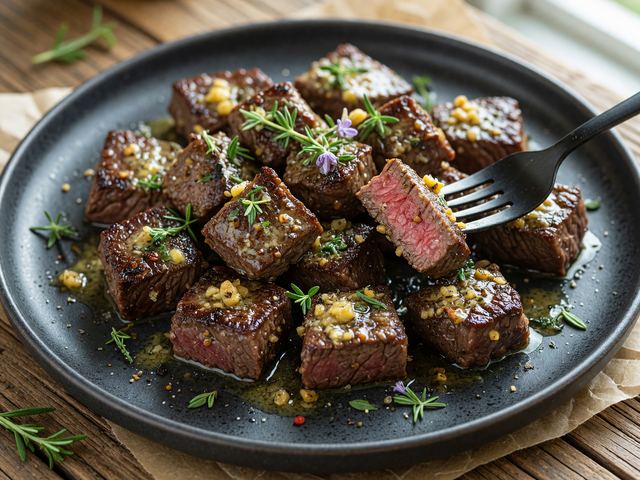 30-Minute Garlic Butter Steak Bites