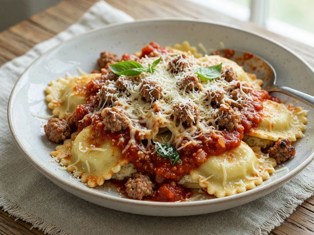 5-Ingredient Dump-and-Bake Pizza Casserole