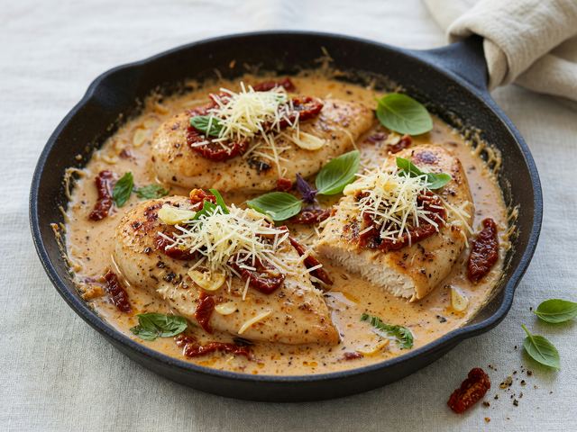 5-Ingredient Marry Me Chicken Skillet