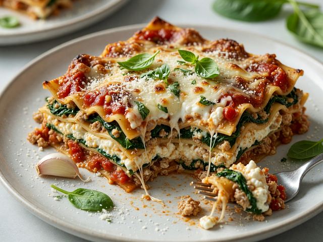 Classic-Swap Cottage Cheese Lasagna Bake