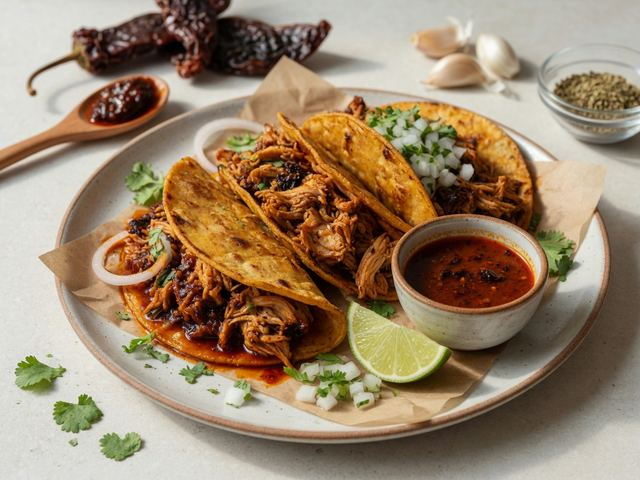 Crispy Chicken Birria Tacos