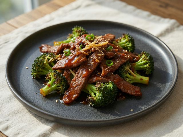 Garlic Ginger Beef and Broccoli Stir-Fry
