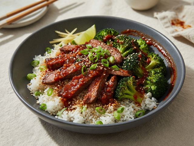 Gochujang Beef & Broccoli Rice Bowls