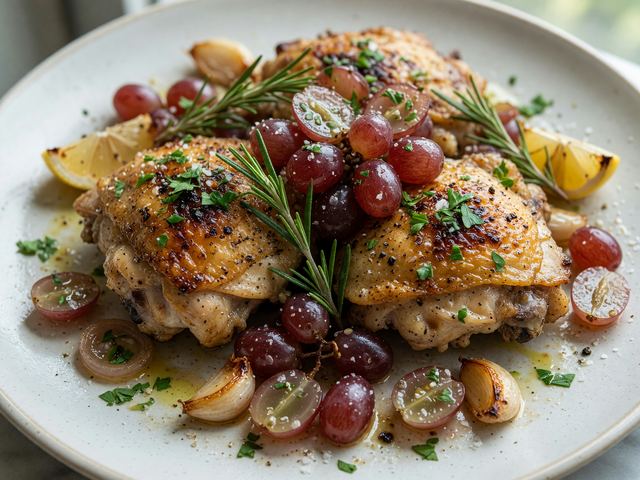 Grape & Rosemary Chicken
