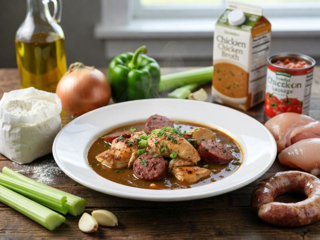 Gumbo Ya-Ya Chicken and Sausage
