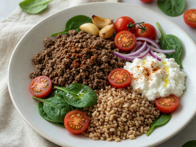 High-Protein Beef Cottage Bowl