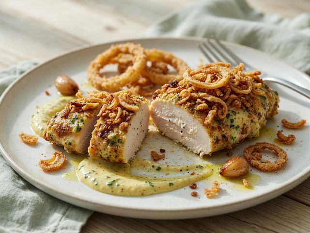High-Protein Onion Crunch Chicken