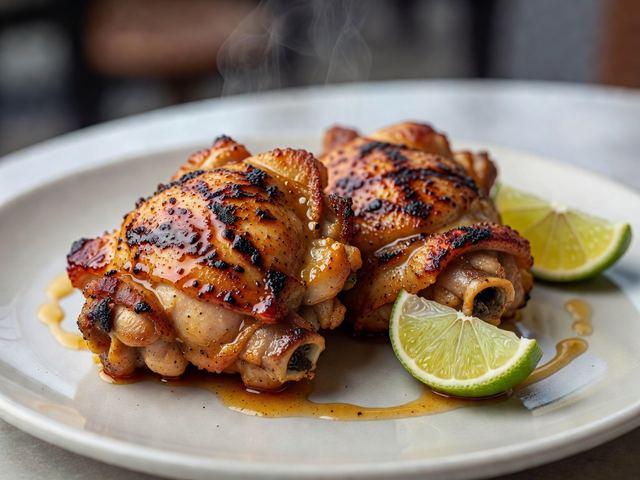 Honey Chipotle Grilled Chicken Thighs