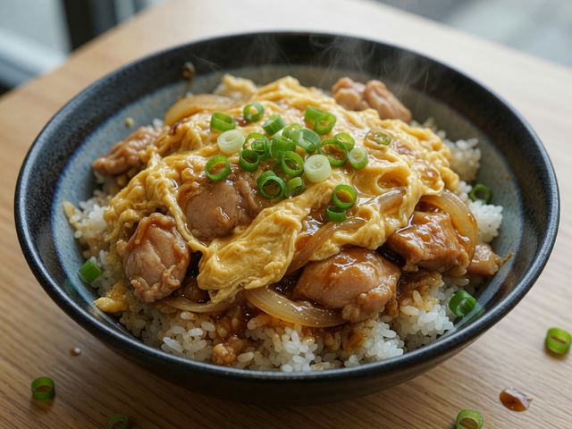 Japanese Oyakodon Chicken Egg Rice