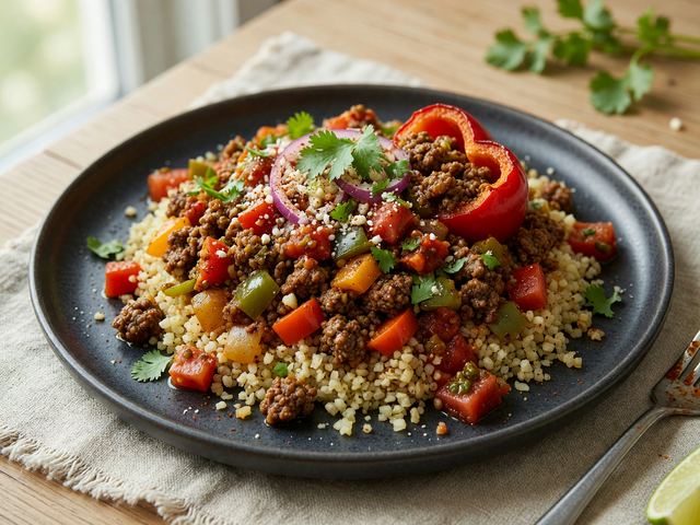 Keto Stuffed Pepper Skillet
