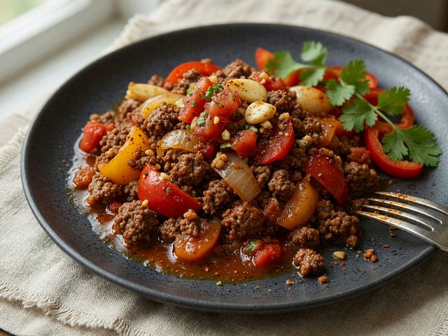 Keto Stuffed Pepper Skillet