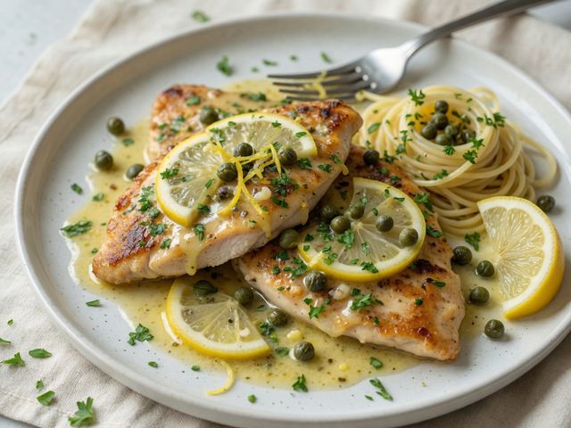 Lemon Caper Chicken Piccata