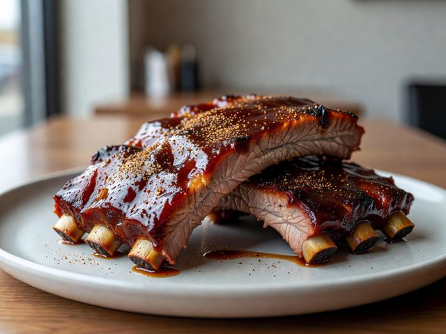 Maple Bourbon BBQ Ribs